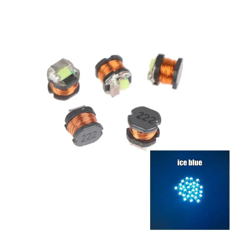5Pcs TYPE-C 5V Wireless Power Supply Transmitter Coil Induction Wireless LED Receiver Light Lamp Model Diorama Robots