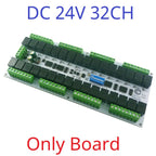 4-32CH 10A 20A DC 12V 24V RS485 Bus Relay Module DIP Setup Parameters Modbus RTU Serial Port UART Switch Board HMI PLC