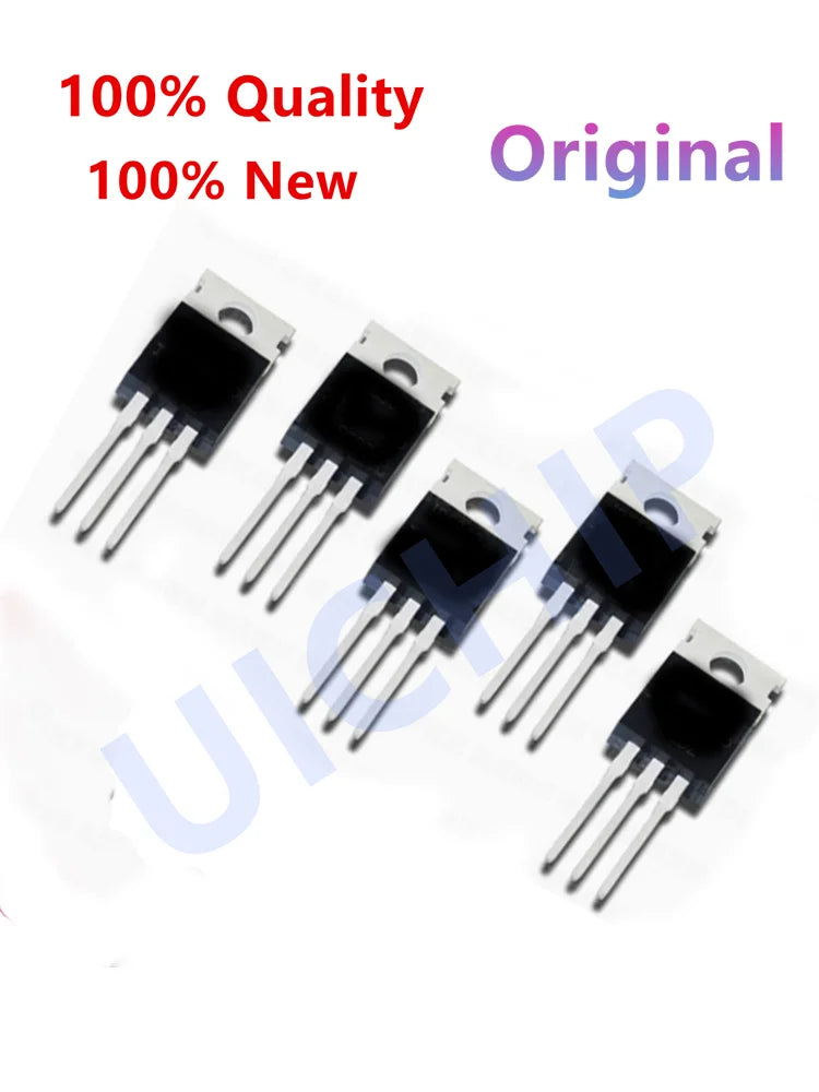 10pcs LM317T L7805 IRF640 IRF740 IRF840 IRFZ44N IRF3205 Transistor TO-220 Voltage Regulator L7805CV MOSFET IRF640N