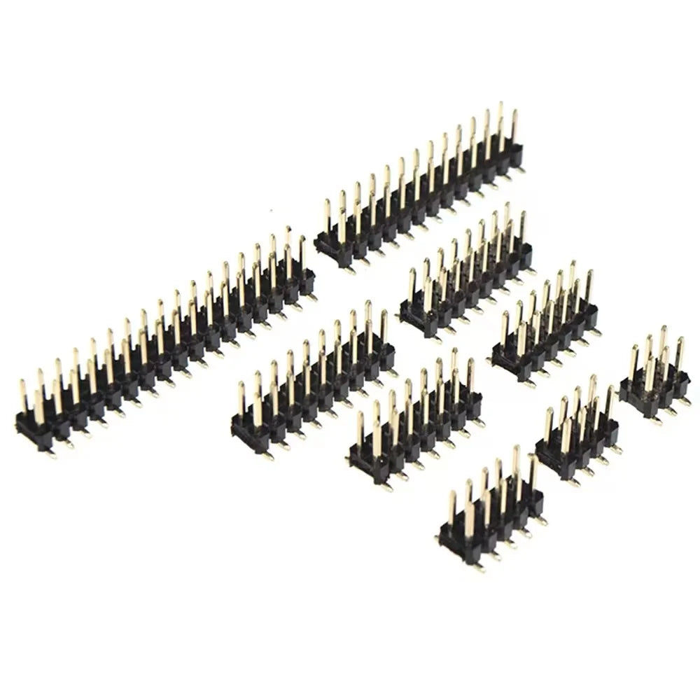 SMD SMT Pitch 1.0mm 1.27mm 2.0mm 2.54mm Double Row Male PIN HEADER Strip Connector 2*2/3/4/5/6/7/8/9/10/11/12/20/25/30-40PIN