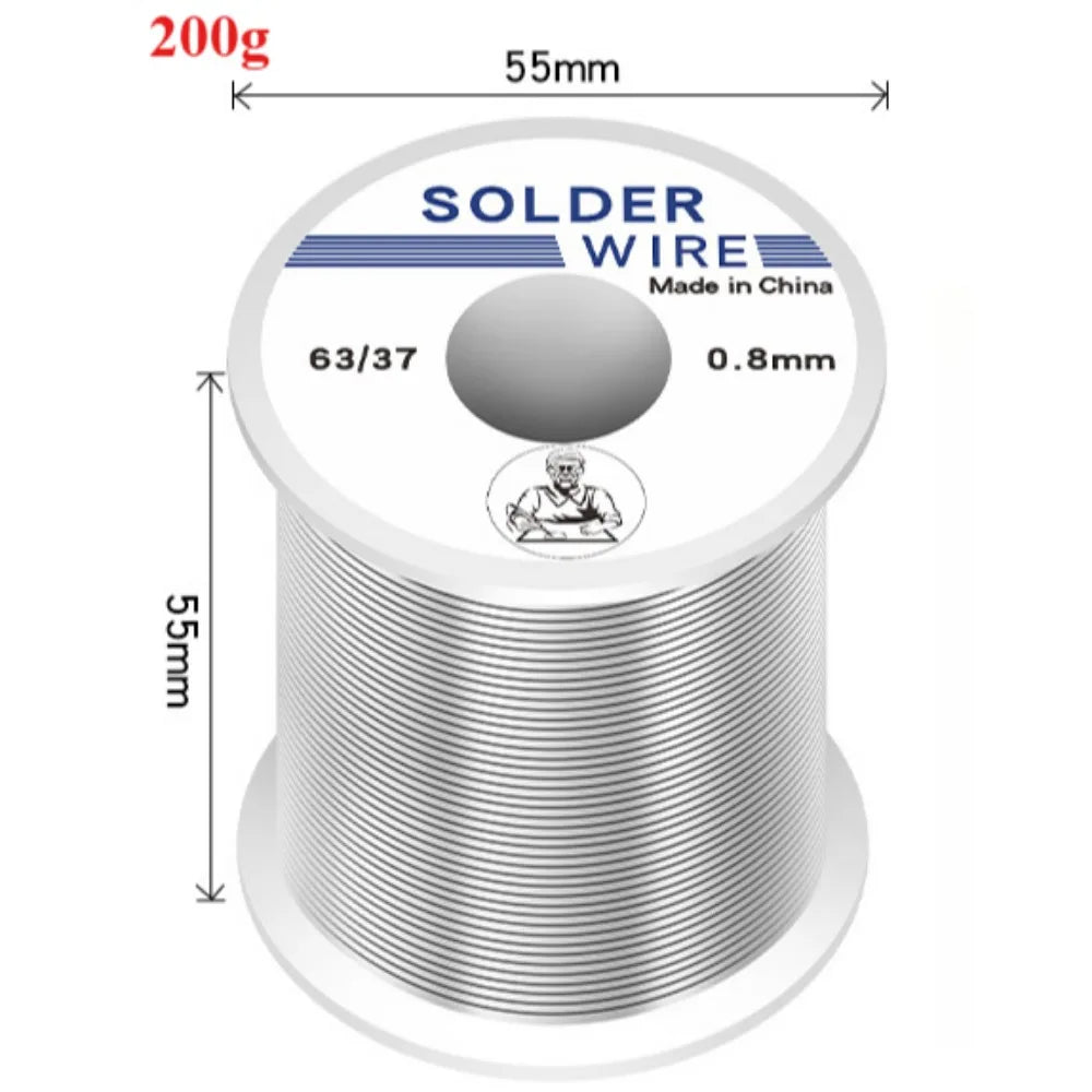 200/100/50/8g High Purity Soldering Wire 0.6/0.8/1/1.2mm Mixed Tin Rosin Core Solder Welding Wire For Electrical Soldering