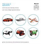 MicroZone MC7 C7 MINI 2.4G Controller Transmitter with MC8RE Receiver Radio System for RC Aircraft Drones Multirotor Helicopters
