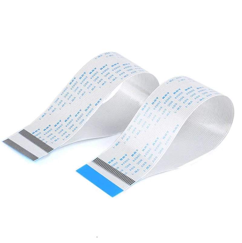 10pcs 1.0mm FPC FFC Flexible Flat Cable A /B Type 4/6/8/10/12/14/16/18/20 Pin Wire Length 5/10/15/20CM