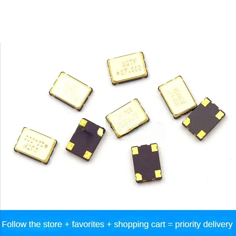 7050 SMD Active Crystal Oscillator SMD Active Clock Oscillator 5x7mm 4-pin 25M 25MHz 4M 6M/8/12/24/25/27/30/32/40/48/50/100M