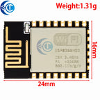 ESP8266 WiFi Wireless Transceiver Module ESP-01/ESP-01S/ESP-07/ESP-07S/ESP-12/ESP-12E/ESP-12F for Arduino DIY Projects