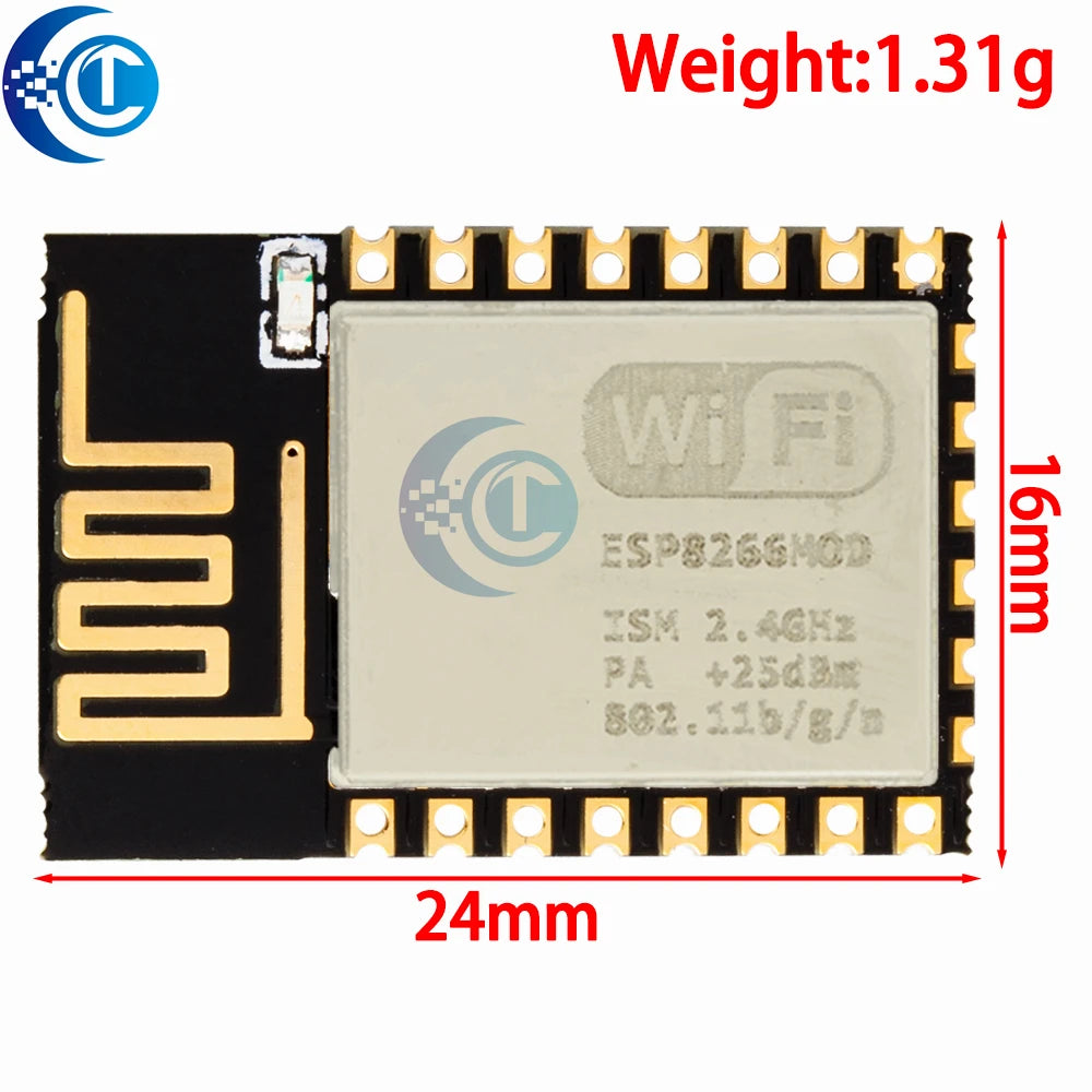 ESP8266 WiFi Wireless Transceiver Module ESP-01/ESP-01S/ESP-07/ESP-07S/ESP-12/ESP-12E/ESP-12F for Arduino DIY Projects