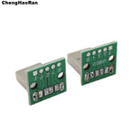 2pcs Vertical USB 2.0 Male Plug Head Connector PCB Converter Adapter Breakout Board 90 Degree Vertical