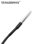1PCS DS1820 Stainless Steel Package Waterproof DS18b20 Temperature Probe Temperature Sensor 18B20 5M