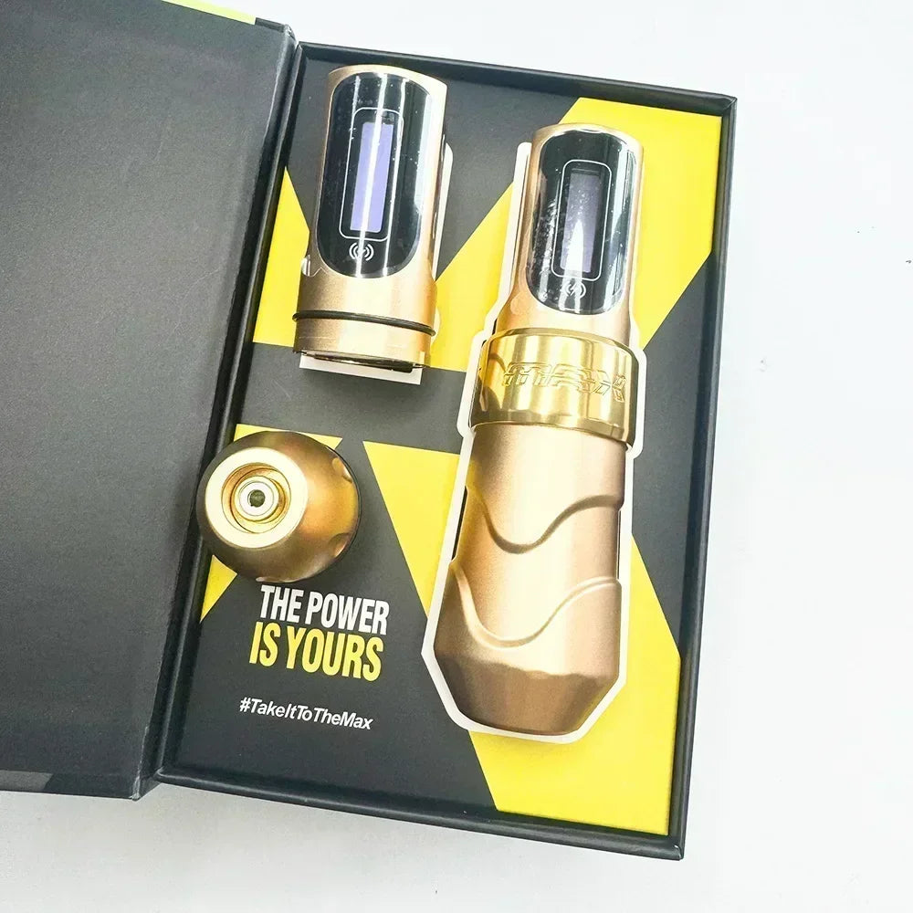 For FK Iron Flux Max New Style Popular Professional Wireless Rotary Tatoo Machine Pen 3.5mm,4.0mm,Stroke Art Home