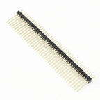 10pcs 1.27mm Long Pin L11/12/14mm 1x40p 1x50p 2x50p 0.05" Straight Single/ Dual Row Gold PCB Male Pin Header Strip Jumper
