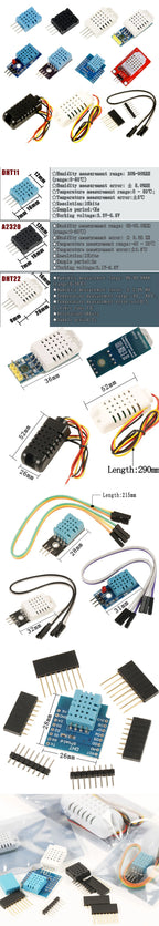 Digital Temperature Humidity Sensor Module Board + PCB For Arduino Ultra-low Power High Precision DHT11 DHT22 AM23