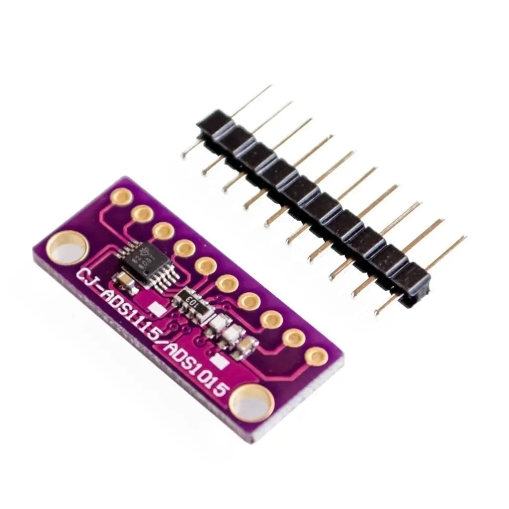 16 Bit I2C ADS1115 ADS1015 Module ADC 4 channel with Pro Gain Amplifier 2.0V to 5.5V for Arduino RPi