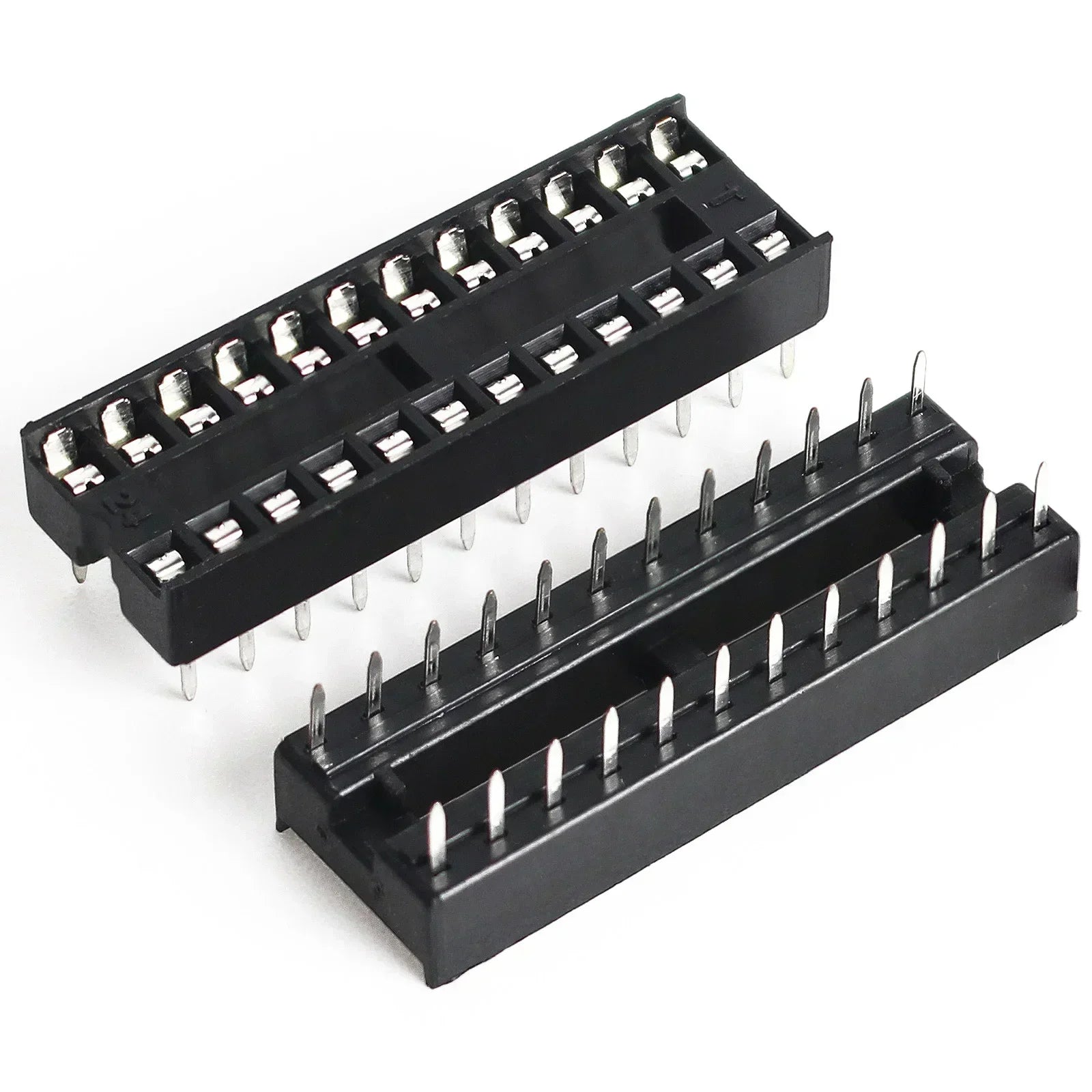 10pcs IC seat 6P/8P/14P/16P/18P/20P/24P/28P DIP IC Sockets Adaptor Solder Integrated Circuits Sockets Electronic Component