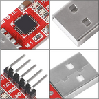 【CLEARANCE】3 Pcs CP2102 USB 2.0 To TTL 5-Pin Serial Adapter USB To TTL Serial Converter Module For UART STC 3.3V And 5V