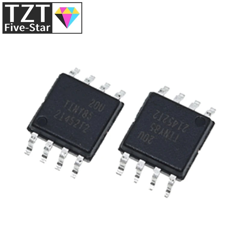 GREATZT 1/5/10PCS ATTINY85-20SU SOP-8 8KB 20MHz AVR 8Bit Microcontroller