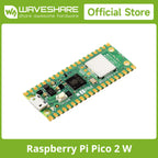 Raspberry Pi Pico 2 W Microcontroller Board, Based on Official RP2350 Chip, 2.4GHz 802.11n WIFI and Bluetooth 5.2