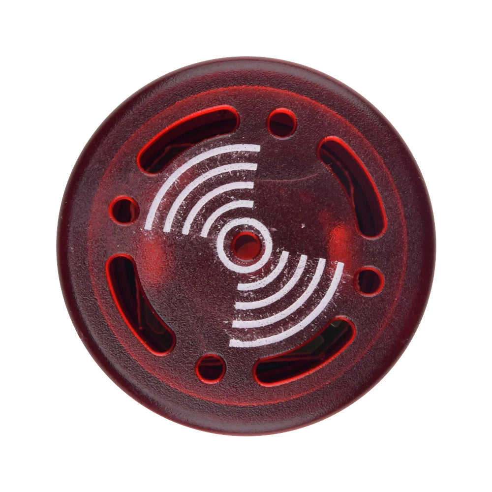 AD16-22SM Buzzer 22mm Panel Diameter DC 12V 24V AC 110V 220V Flash Signal Light Red LED Active Buzzer Beep Alarm Indicator