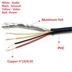 1Pcs M12 4Pin Aviation Male to Male /Female  Female to Female Extension Cable GX12 Adapter for CCTV Camera Security DVR 20CM