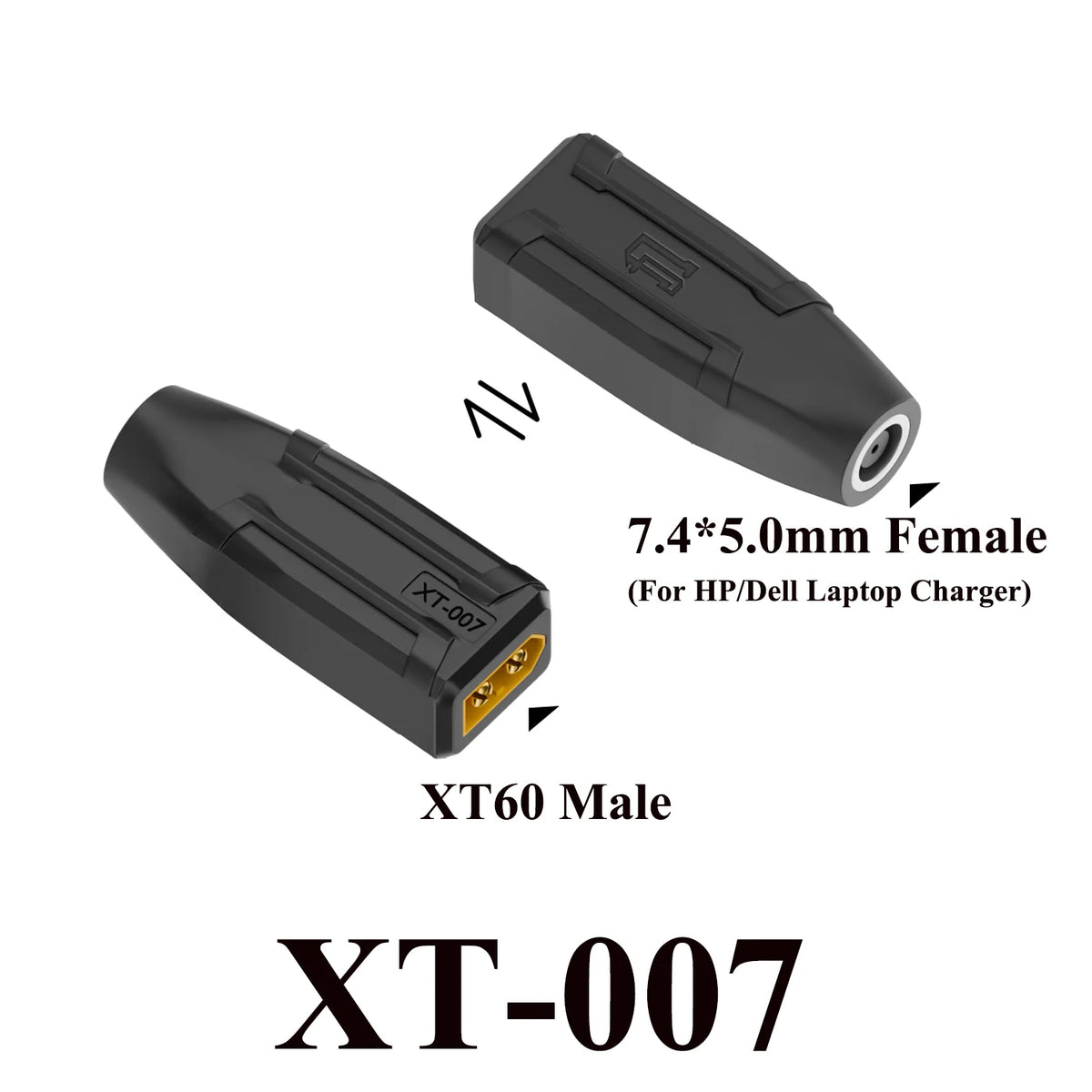 XT60 to EC5 Type C Adapter DC 5.5X2.5 5.5X2.1 7.4X5.0 7.9X5.0mm to XT60 Connector Model Airplane Battery Charger Plug Converter