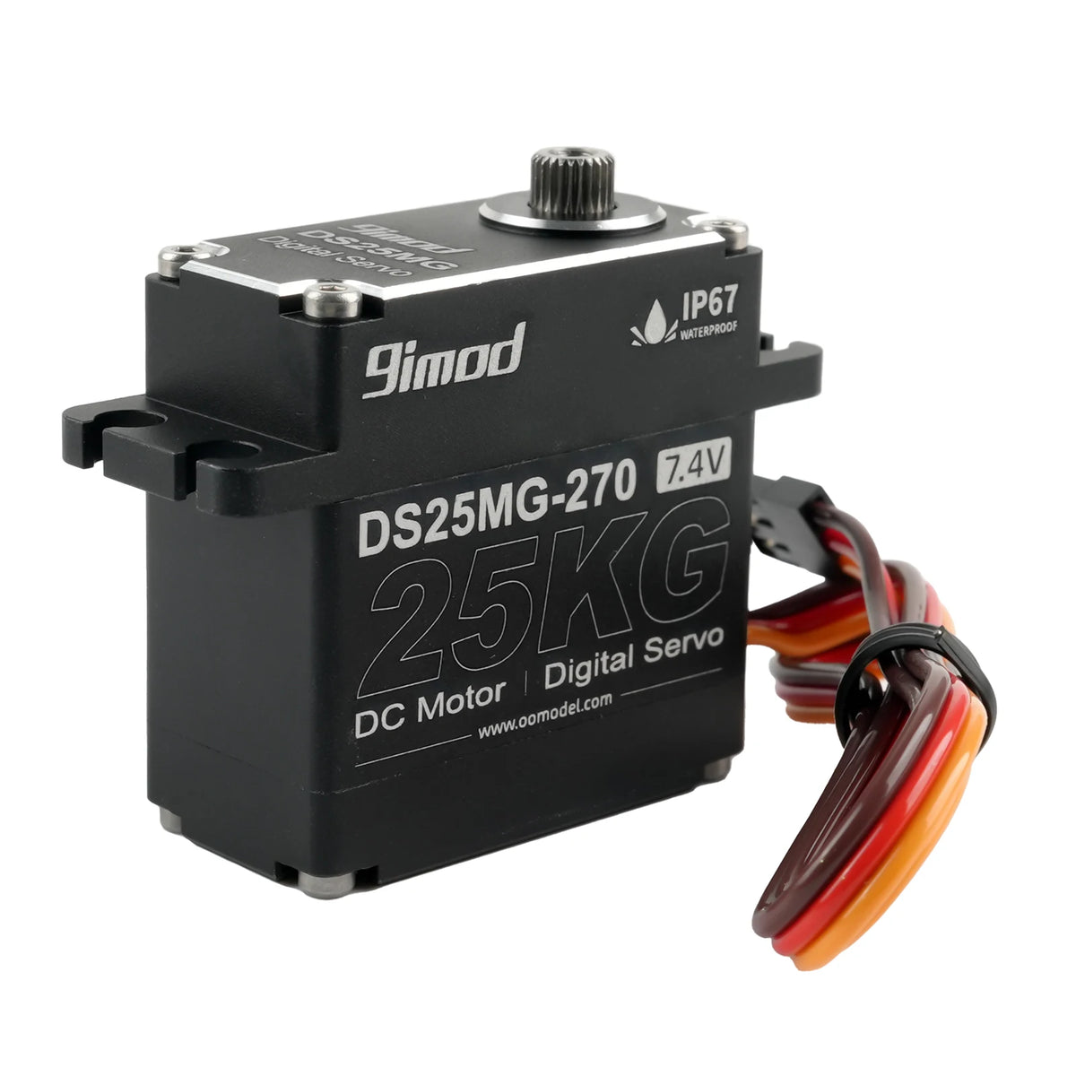 9imod 25kg/35kg Digital DS35MG Servo IP67 Metal Gear DS25MG 180°/270° Motor Servos for trx4 Scx10 1/8 1/10 RC Cars Crawler