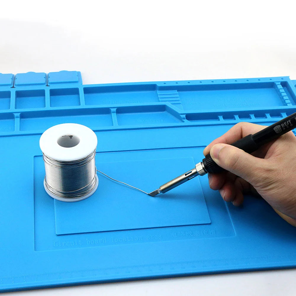 Adsorption Soldering Mat Platform Heat-Resistant Magnetic for BGA Soldering Station Silicone Repair Pad