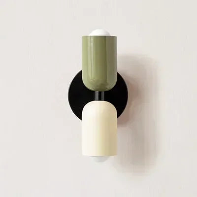 Colorful Bedside Wall Lamp Nordic Living Room Corridor Wall Light Children's Room Macaron Home Interior Decoration Lamp
