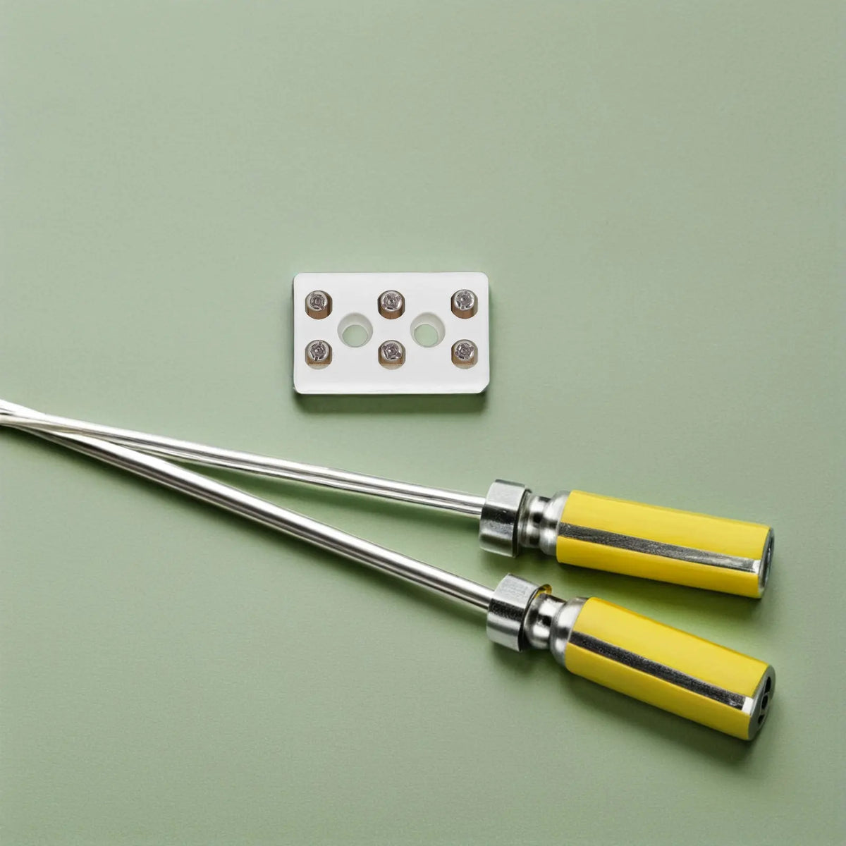 Ceramic Terminal Block 3 Position Screw Strip High Temp Overload Wire Connector Electrical Wiring Terminal Block