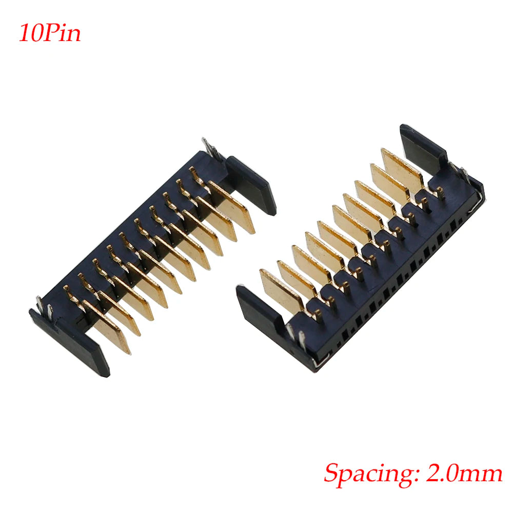 1PCS 4/5/6/7/8/9/10Pin Laptop Battery Connector Pitch 2.0mm Holder Clip Slot Contact Male and Female Plug