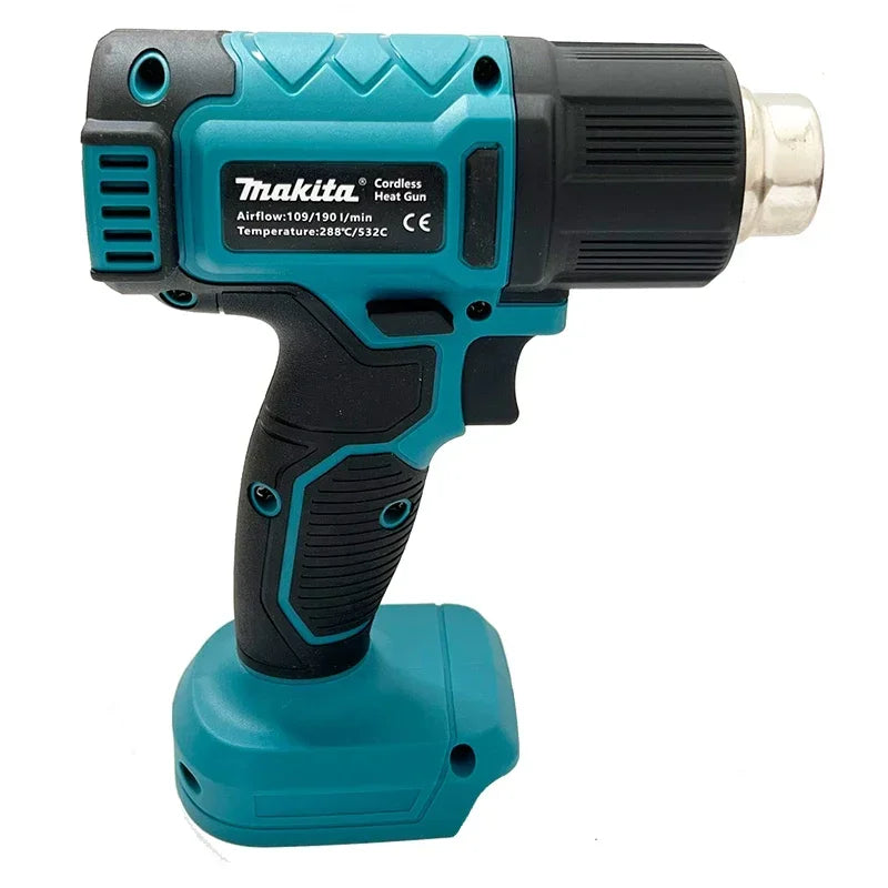 Makita Heat Gun Cordless Hot Air Gun Industrial Handheld Electric Heat Gun Temperatures Adjustable 18V Battery