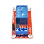 1-5Pcs DC 5V 9V 12V 24V 1 Channel Relay Module With Optocoupler Shield Board High Low Level Trigger Power Supply Module Arduino