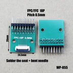 1pcs 4/6/8/10/12/15/16/18/20/22/24/26/30/34/36/40/42/45/50/56 Pin FPC/FFC Adapter Board 0.5mm To 2.54mm Connector