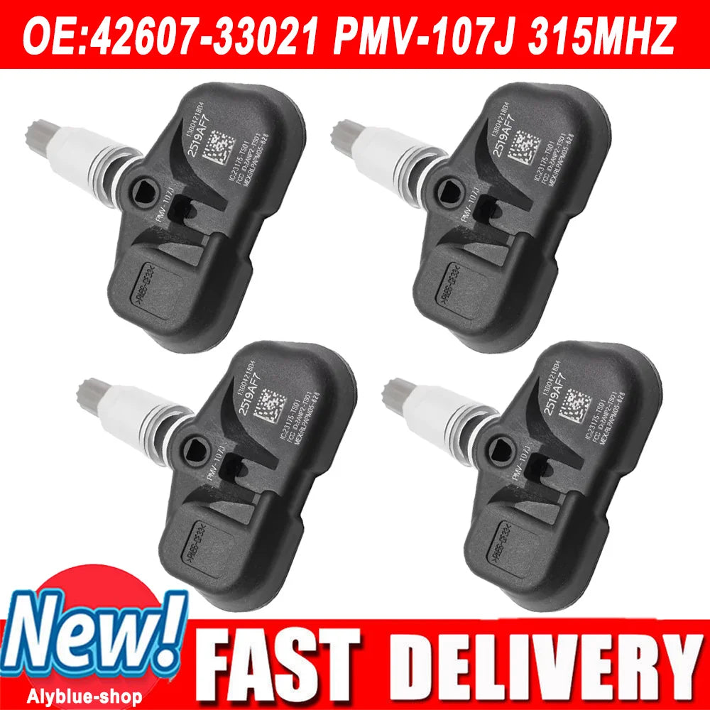 TPMS Tire Pressure Sensor For Lexus ES GS IS LX Toyota 4Runner Prius RAV4 Tacoma Corolla 42607-33021 42607-33011 PMV-107J 315MHZ