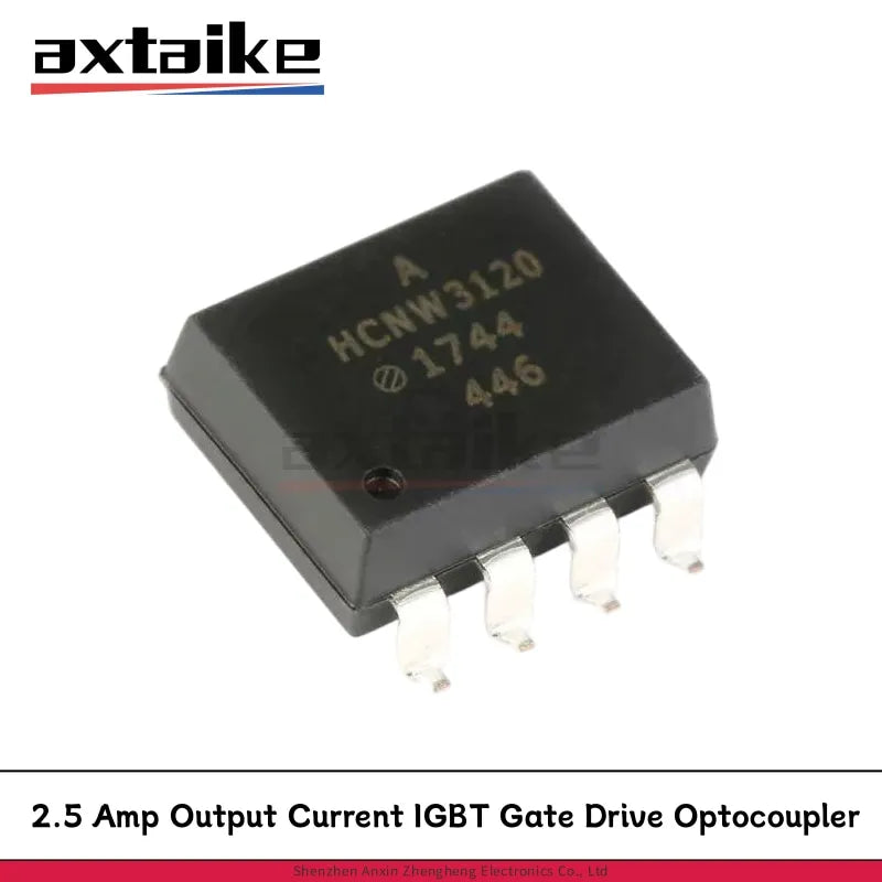 10PCS HCNW3120 SOP-8 SMD HCNW3120-300E HCNW3120-500E 2.5 Amp Output Current IGBT Gate Drive Optocoupler IC