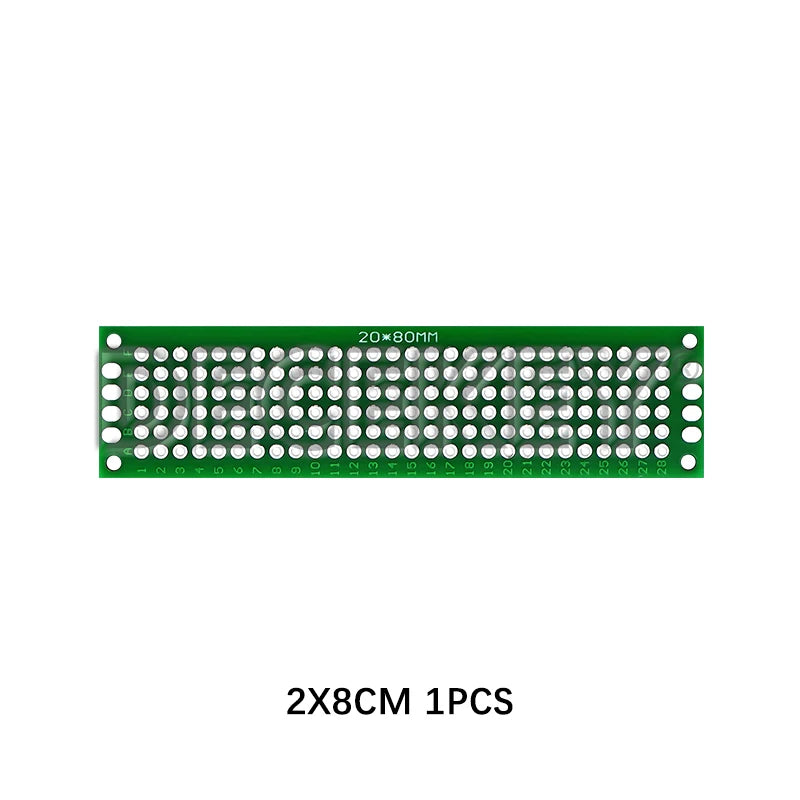 Double side PCB 2.54mm FR-4 7x9 6x8 5x7 4x6 3x7 2X8 12x8cm 9x15cm DIY Universal printed circuit PCB board protoboard 6*8 5*7