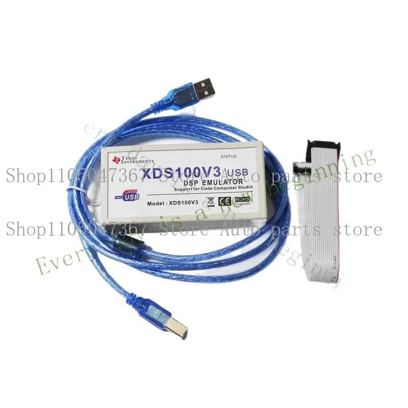 SJ S100V3 emulator TI DSP JTAG Debugger Replace xds100v2 Programmer for TI TMS320 ARM9 A8 download lineUSB2.0support