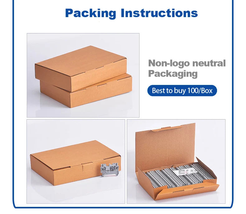 20PCS ST PT Series End Barrier Plate 1.5/2.5/4/6/10 Wire Electrical Connector Din Rail Terminal Block Accessories End Cover