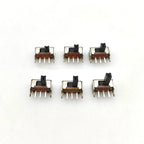 20Pcs SK12D07VG/SS12D00/SS12F15 Toggle Switch 3 Pin 1P2T PCB Slide Switch DIP ON-OFF Handle High:2mm/3mm/4mm/5mm/6mm