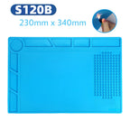 Repair Pad ESD Insulation Soldering Mat Heat Resistant Soldering Station Silicon Work Pad Phone Repair Tool Kit Desk Platform