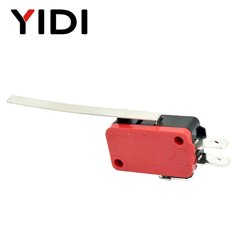 YIDI 16A 250VAC SPDT Momentary Travel Limit Micro Switch 1NO1NC 3pin Lever Roller V-15 V-151 V-152 V-153 V-154 V-155 Microswitch