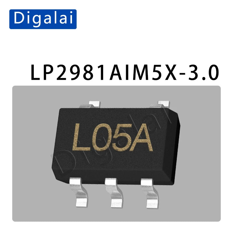 100%New origina 5PCS LP2981AIM5X-5.0 LP2980 LP2985 LP2992 3.3 3.0 2.5 SOT23 LDO linear regulator chip