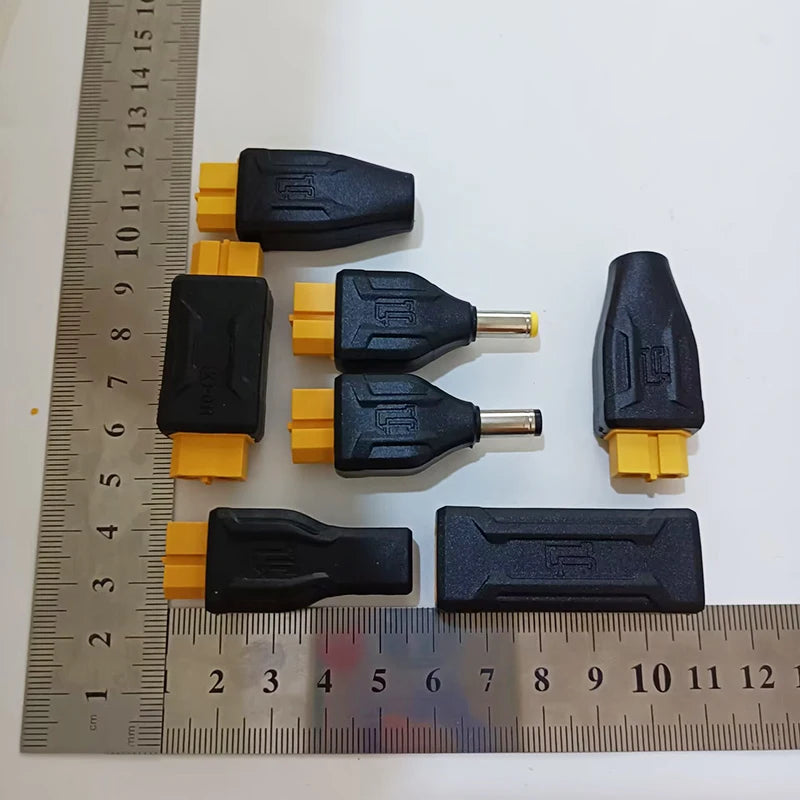 XT60 Conversion Plug Adapter, Model Airplane Battery Charging Conversion Plug XT60 to DC5.5*2.1/5.5*2.5/Type-C Female Connector
