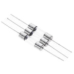 10PCS 5X20mm Axial Glass Fuse Fast Slow Blow 250V With Lead Wire F 0.5A/1A/2A/3A/3.15A/4A/5A/6.3A/8A/10A/15A/12A fuse tube 5x20