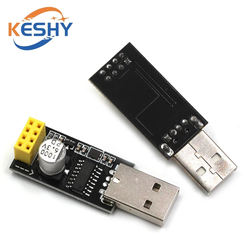 ESP01 Programmer Adapter UART GPIO0 ESP-01 Adaptaterr ESP8266 CH340G USB to ESP8266 Serial Wireless Wifi Developent Board Module
