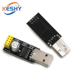 ESP01 Programmer Adapter UART GPIO0 ESP-01 Adaptaterr ESP8266 CH340G USB to ESP8266 Serial Wireless Wifi Developent Board Module