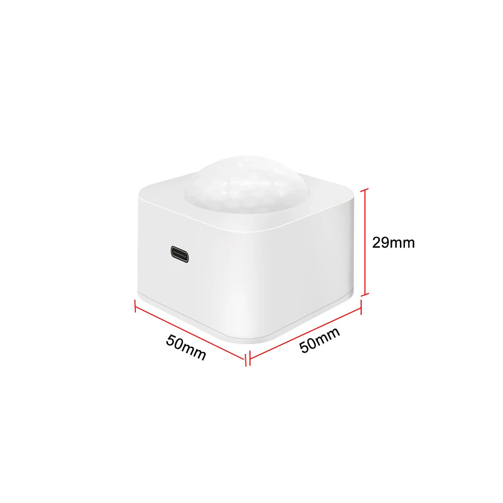 LINCUKOO WIFI Smart PIR Motion Sensor Support Tuya Smart Life Automation Lighting Home Security 3 Years Battery Magnet Install