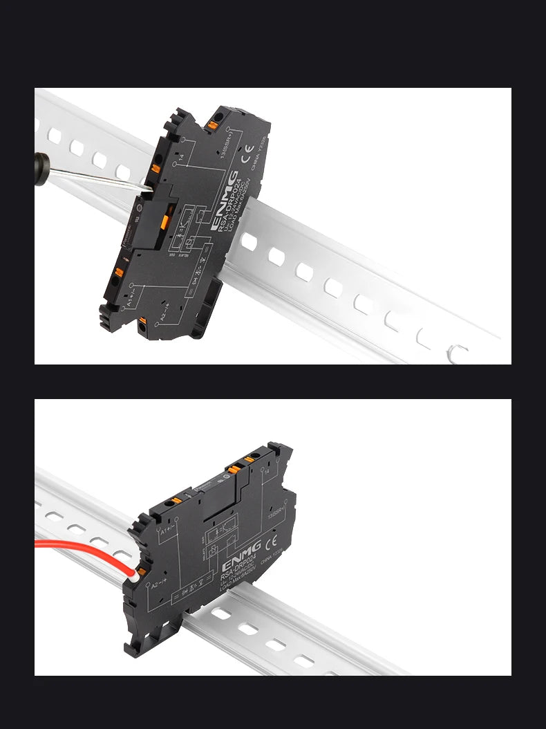 ENMG Ultra-Slim Intermediate Relay APAN3124, DC-to-DC 24VDC  1NO (Normally Open) Kit Solid State Electromagnetic Relay