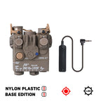 WADSN DBAL A2 Dbal-a2 Full Function Red Green Blue IR Laser Strobe Flashlight with Light Point Zero Adjustment for 20mm Rail