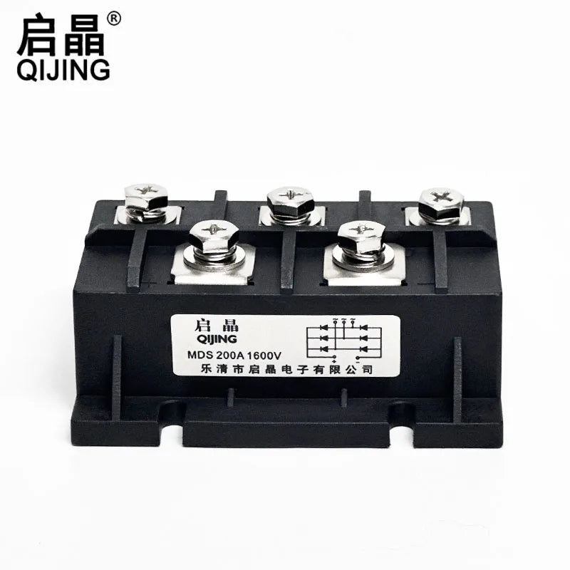 New Three-Phases Rectifier Bridge MDS200A1600V Copper Baes Plate Rectifier Module MDS200A