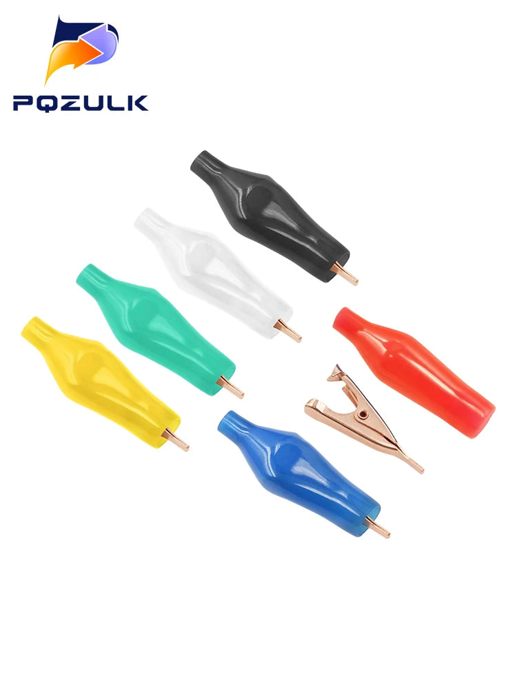5PCS/LOT Pure Copper Alligator Clip Flat-Mouthed Small Copper Clip Without Toothed Small Copper Clip