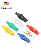 5PCS/LOT Pure Copper Alligator Clip Flat-Mouthed Small Copper Clip Without Toothed Small Copper Clip